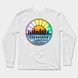 Cleveland Lakefront State Park Ohio OH Lake Erie Metro Parks Edgewater Euclid Beach Long Sleeve T-Shirt